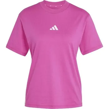 Dámské tričko Dámské triko adidas 3-STRIPES SMALL LOGO XS Růžová, Bílá