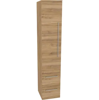 Koupelnový nábytek Mereo Bino, koupelnová skříňka vysoká 163 cm, levá, Multidecor, Ořech Pacifik přírodní CN697OPP2