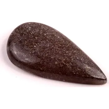 Přírodní kámen Kabošon Black Sunstone č.3871 (37x19x6mm)