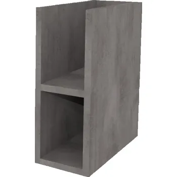 Koupelnový nábytek Mereo Aira, koupelnová skříňka 20 cm, spodní, Multidecor, Beton tmavě šedý CN797SBET2
