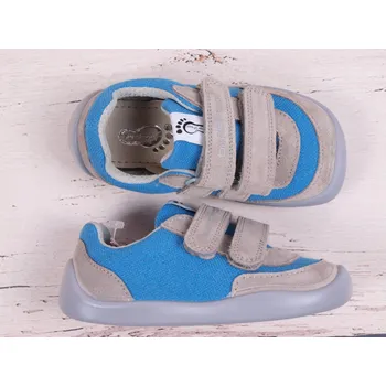 Chlapecká obuv Tenisky plátěnky 3F OHIO 3BS26/44 bar3foot super flexi modré barefoot velikost: 31