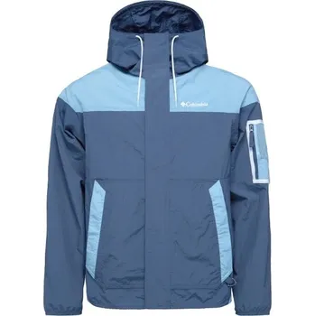 Pánská bunda Pánská větrovka Columbia CHALLENGER II WINDBREAKER M Modrá, Světle modrá, Bílá