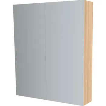 Koupelnový nábytek Mereo Koupelnová skříňka zrcadlová 80 cm, galerka, 2 x dvířka, Multidecor, Dub Sand Barbera CN798G82DSB1