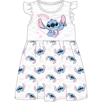Dívčí šaty Lilo & Stitch - licence Dívčí šaty - Lilo & Stitch 5223C767W, šedý melír Barva: Šedá, Velikost: 110