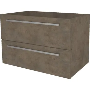 Koupelnový nábytek Mereo Bino, koupelnová skříňka 81 cm, Multidecor, Beton Chicago tm šedý CN691SBCS2