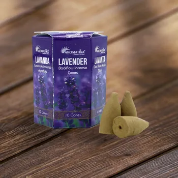 Vonná tyčinka Vonné kužele - Tekoucí dým - Levandule