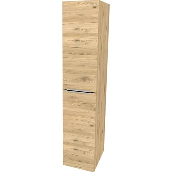 Koupelnový nábytek Mereo Mailo, koupelnová skříňka vysoká 170 cm, chrom madlo, Multidecor, Dub San remo sand CN594LPDSAN