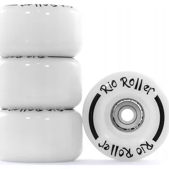Svítící kolečka na kolečkové brusle RIO ROLLER LIGHT Bílá S