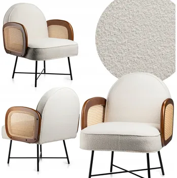 Křeslo Tradiční křeslo HowHomely béžové