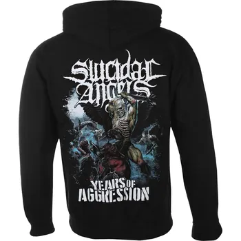 Pánská mikina mikina s kapucí pánské Suicidal Angels - Years Of Aggression - ART WORX - 711953-001 - M