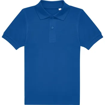 Chlapecké kalhoty B&C Polokošile B&C My Polo 180 kids piqué, krátký rukáv, dětské COT01K428450t1-royal blue Modrá královská 12-13