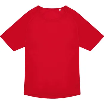 pracovní tričko B&C Tričko B&C Active T, sportovní, krátký rukáv, unisex COT01AT0300405-red 2XL Červená