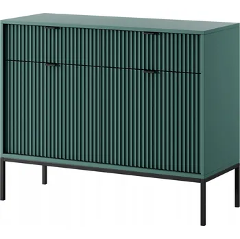 Komoda Komoda Nova 104 x 39 x 83 cm, odstíny zelené BL - černá