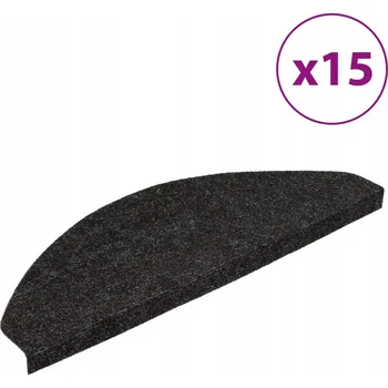 Nášlap na schod Nášlapy na schody antracitové 65x22,5x3,5 cm (15 ks)