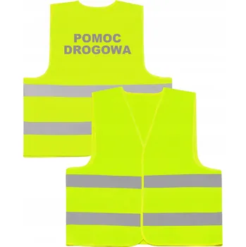 Žlutá reflexní vesta ASISTENČNÍ SLUŽBA silniční, norma EN ISO, unisex, velikost 3XL