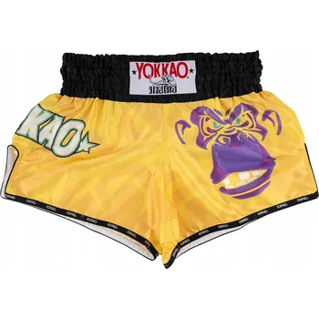 Pánské kraťasy Kraťasy tréninkové kraťasy YOKKAO Primate CarbonFit žluté XS