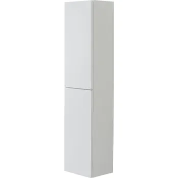 Koupelnový nábytek Mereo Aira, koupelnová skříňka 170 cm vysoká, levé otevírání, Multidecor, bílá perlička CN794LNBIEL