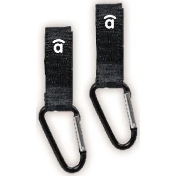 Přeprava dětí Karabinky na kočárek ASALVO UNI (2ks) UNI Černá