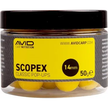 Boilies Avid Plovoucí boilie Classic Pop-Ups Scopex 14mm 50g
