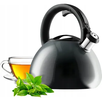 Varná konvice Tradiční ocelová Konvice Kadax 2,6 l černá, šedá