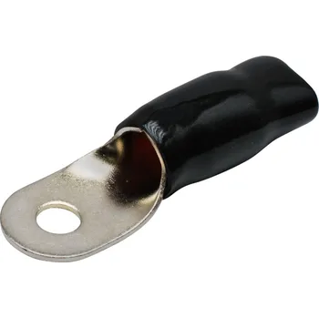 elektrický kabel Oko pro 50 mm² kabel / 8,4 mm otvor / 22 mm šířka - černé