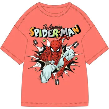 Spider Man - licence Chlapecké tričko - Spider-Man 52021656, oranžová Barva: Oranžová, Velikost: 104