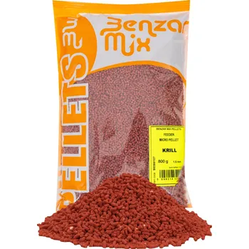 Benzar Mix Mikro Pelety Feeder 800g 1,5mm Příchuť: Krill