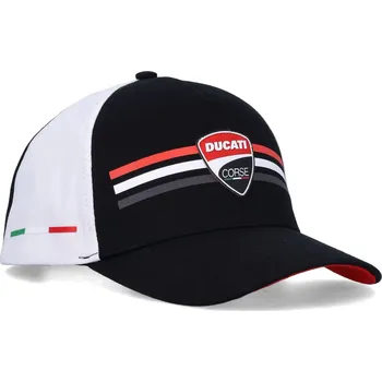 Oblečení a móda Kšiltovka DUCATI Corse (černá,bílá)