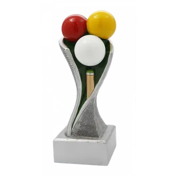 Trofej - kulečník 3D 14,5 - 19,5 cm - 19,5 cm