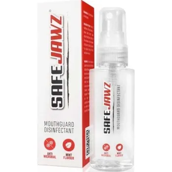 Dezinfekce Dezinfekční sprej na chrániče zubů SAFEJAWZ MOUTHGUARD DISINFECTANT SPRAY UNI Transparentní, Bílá