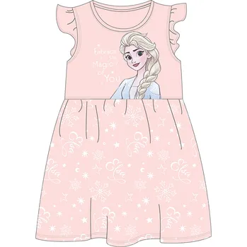 Dívčí oblečení Frozen - licence Dívčí šaty - Frozen 5223C387W, lososová Barva: Lososová, Velikost: 128