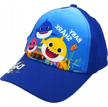 A-Gross Dětské kšiltovky licenční různé druhy dívčí/chlapecké Vzor: Baby Shark modrá vel.52