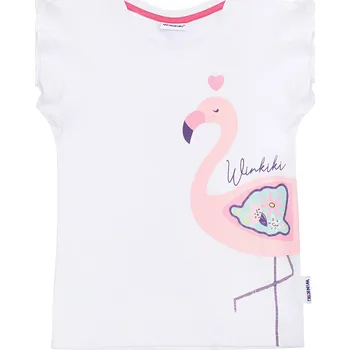 Chlapecké tričko Dívčí triko - Winkiki WKG 01711, bílá Barva: Bílá, Velikost: 116