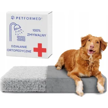 Pelíšek pro psa Petformed ortopedické pelíšek pro psa, šedý, 120 cm x 71 cm