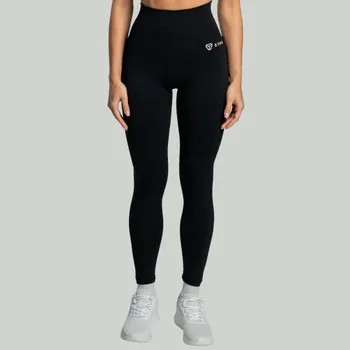 Dámské legíny GymBeam Dámské legíny Seamless Black - STRIX Velikost: L, Barva: černá