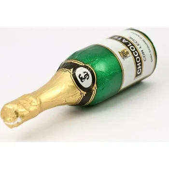 Cukrovinka SIMON COLL mléčná čokoláda ve tvaru šampaňského (40g)