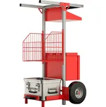 Přepravní vozík zn. Munk SafeCaddy®, mobilní bezpečnostní systém pro první pomoc