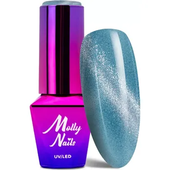 Přípravek na nehty Cat eye gel lak, 8g – rafinovaná elegance s efektem kočičích očí MALEDIVES (Efektový gel lak cat eye, Maledives)