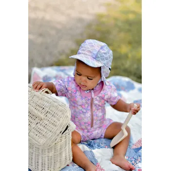 Dívčí plavky Mikk-Line Mikk - Line dívčí koupací overal 1018 - Lilas Velikost: 86/92 UPF 50+