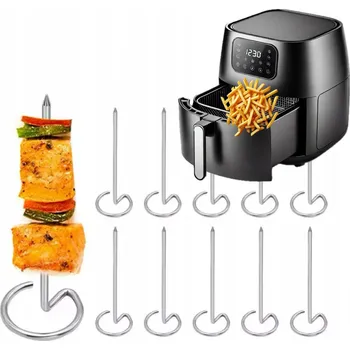 Příslušenství pro gril NÁHRADNÍ ŠPEJLE na špízy do horkovzdušné fritézy, gril, 10 ks