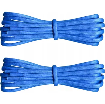 Pracovní obuv MODRÉ Kulaté Voskované Tkaničky do Bot, Trekové, Silné, 45 cm