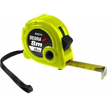 metr SVINOVACÍ METR 8Mx25MM 2xSTOP DEDRA M877