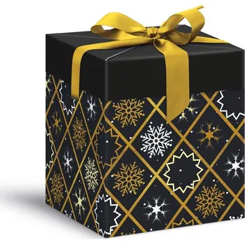 Dárková krabička UNIPAP krabička dárková vánoční 12x12x15cm 5370610 171072