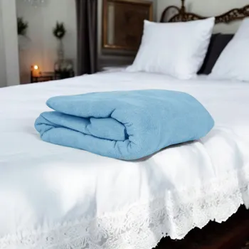 Prostěradlo PROSTĚRADLO JERSEY S GUMOU 140x210 SVĚTLE MODRÉ