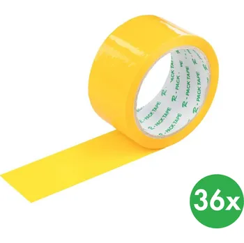 Lepicí páska B2B Partner Lepící páska, 50 mm x 66 m, 36 ks, žlutá