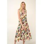 Vamp Dlouhé letní šaty s květinovým vzorem 22406