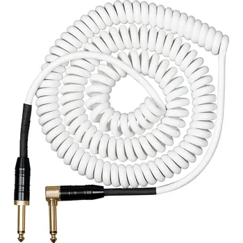Příslušenství ke zvukové technice Cascha Advanced Line Guitar Cable Curly White 6m + prodloužená záruka 3 roky