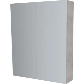 Koupelnový nábytek Mereo Koupelnová skříňka zrcadlová 60 cm, galerka, 2 x dvířka, Multidecor, Chromix stříbrný CN798G62ACST