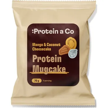 Fitness strava Protein a Co Protein MugCake 70 g Příchuť: Mango & Coconut Cheesecake