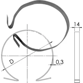 svorka Nerezový pásek A2 0,5M, F615111